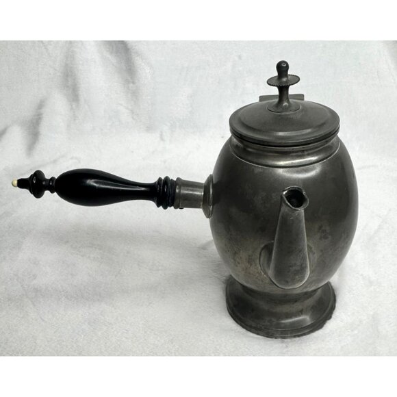 Antique  Herkules SwedishTeapot With Black Wooden Handle Stockholm - Picture 1 of 12